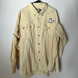 Men’s Cabela’s Button-Up Shirt - Light Yellow